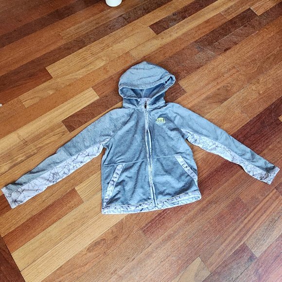 Abercrombie Kids Gray Zip-Up Hoodie Size 11/12 - Picture 3 of 14